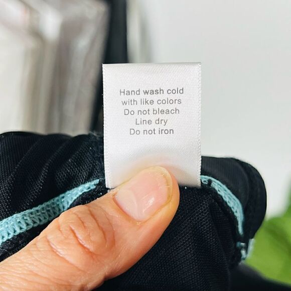 Sara Blakely Spanx Assets Black Halter One-Piece Swimsuit Dress - Picture 12 of 13